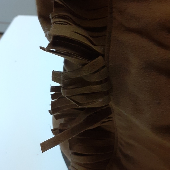 Western Style Fringe Boots Size 8 - Picture 3 of 5